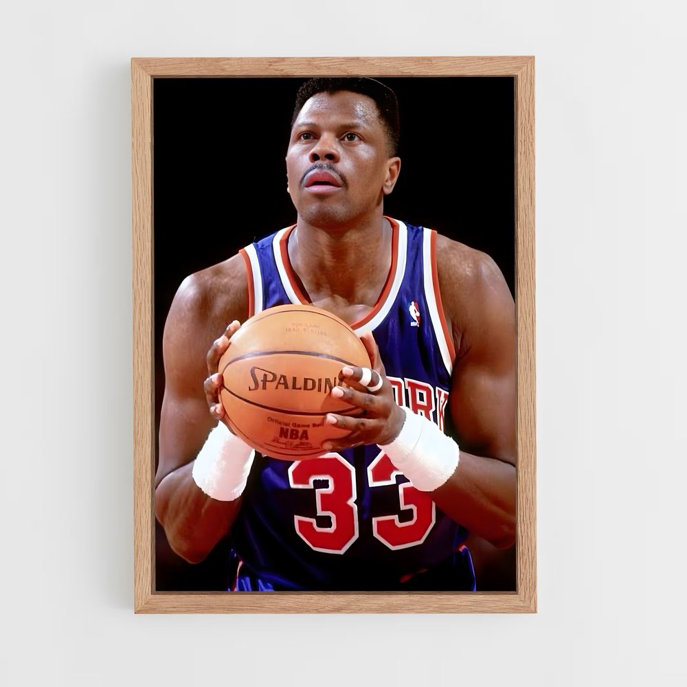Poster Patrick ewing énergétiques – affiche Basketball (vue 4)